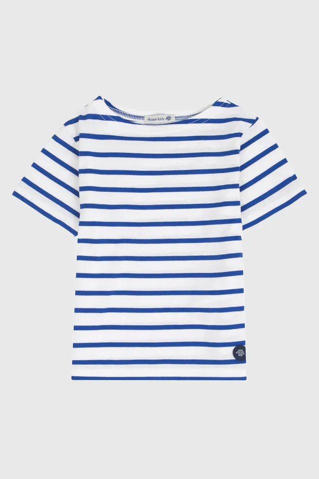 armor-lux-marini-re-kids-manches-courtes-coton-l-ger-enfant image 1