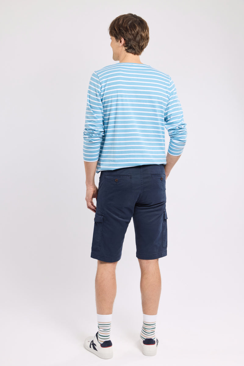 armor-lux-bermuda-cargo-homme-coton-stretch-multi-poches image 3