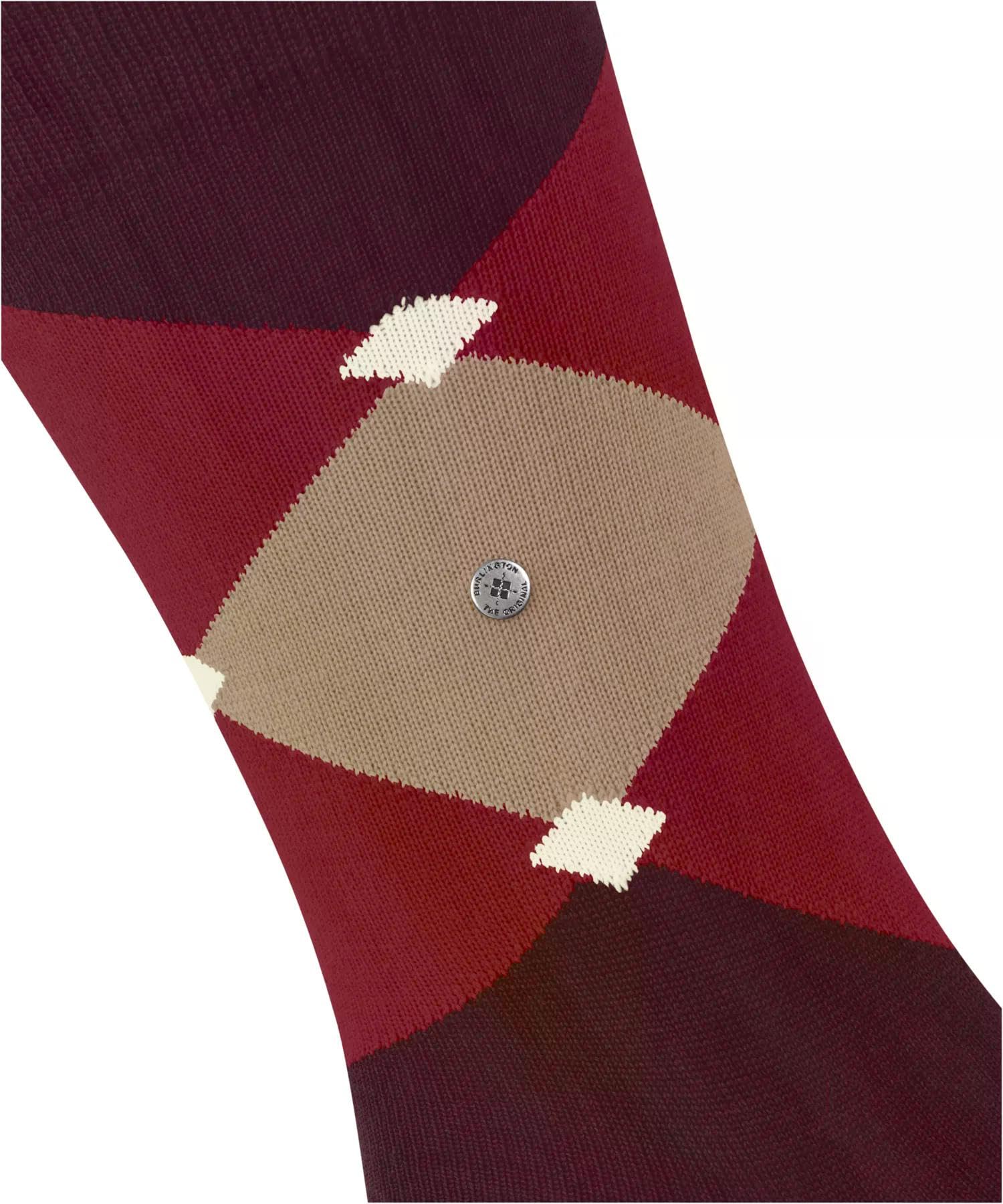 burlington-warm-clyde-chaussettes-homme-laine-respirante-motif-losanges image 4