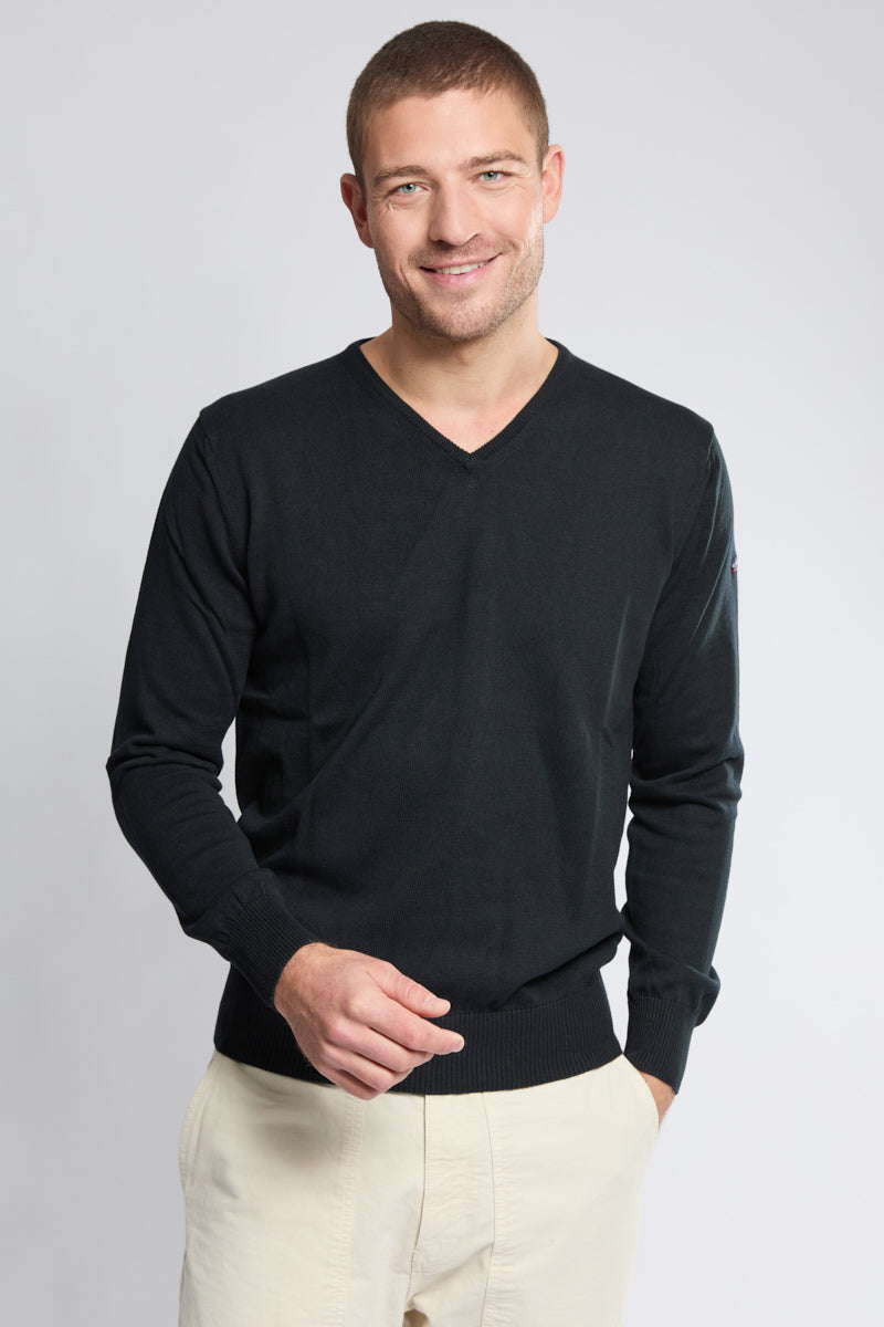armor-lux-pull-col-v-henvic-homme-100-coton image 4