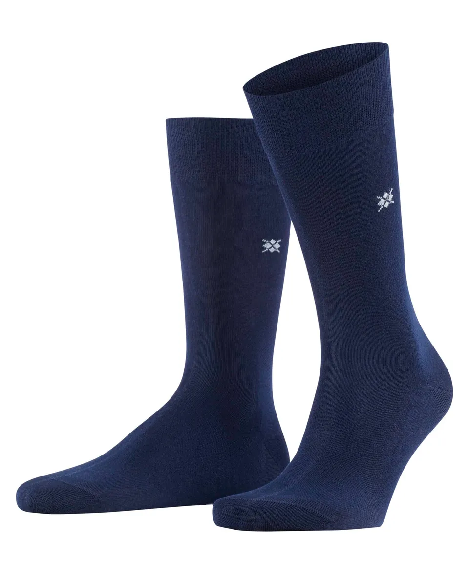 burlington-dublin-chaussettes-homme-coton-bleu-marine-40-46 image 1