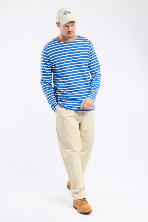 armor-lux-amiral-marini-re-manches-longues-coton-pais-col-bateau-homme image 4