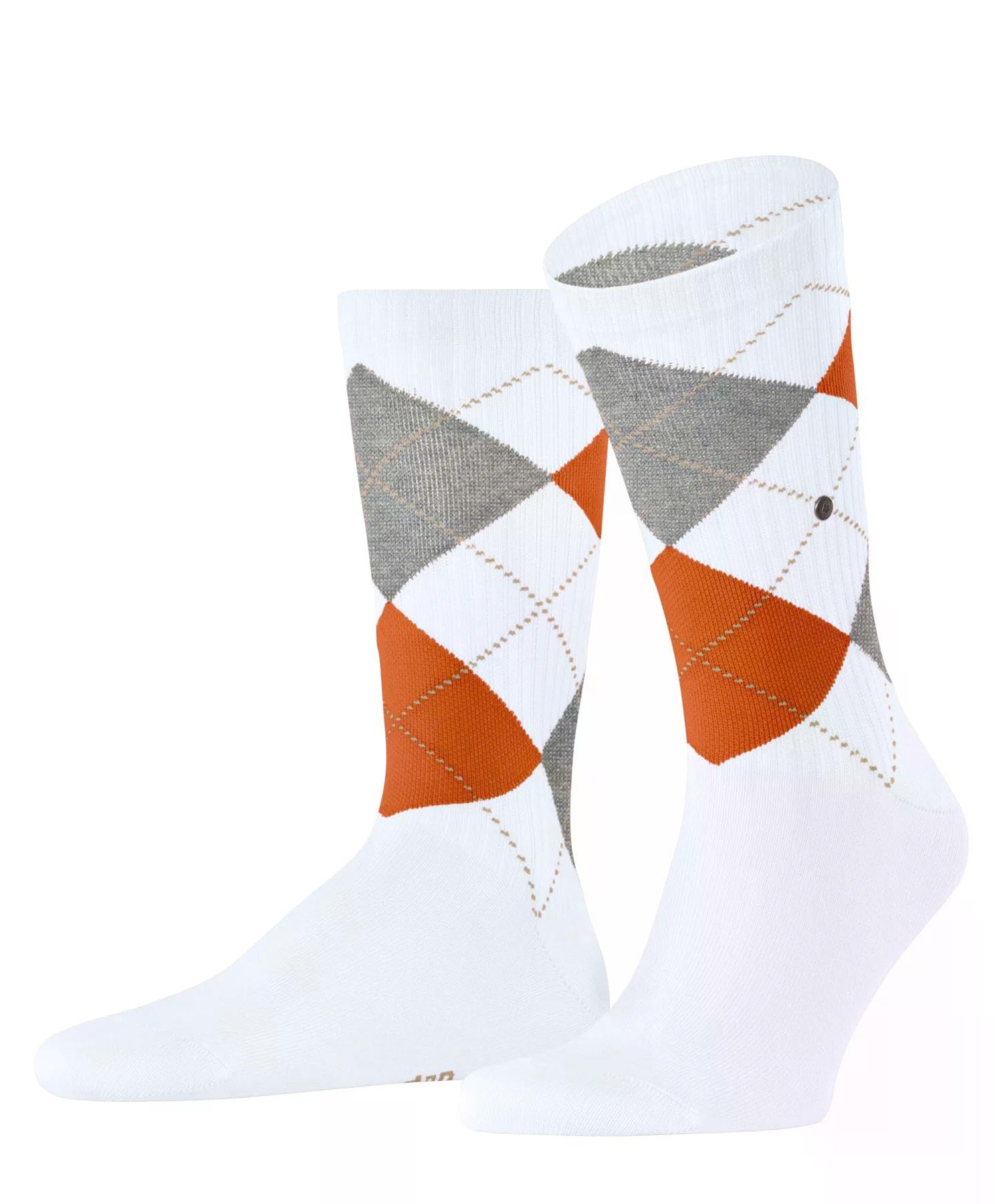 burlington-rib-court-chaussettes-homme-coton-unies-blanc-white-2002-40-46 image 1