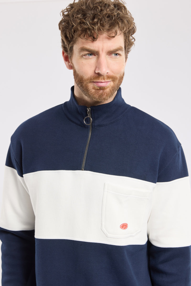 armor-lux-heritage-sweat-col-zipp-coton-pais-428g image 6