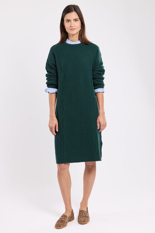 armor-lux-robe-pull-torsades-80-laine-manches-longues image 4