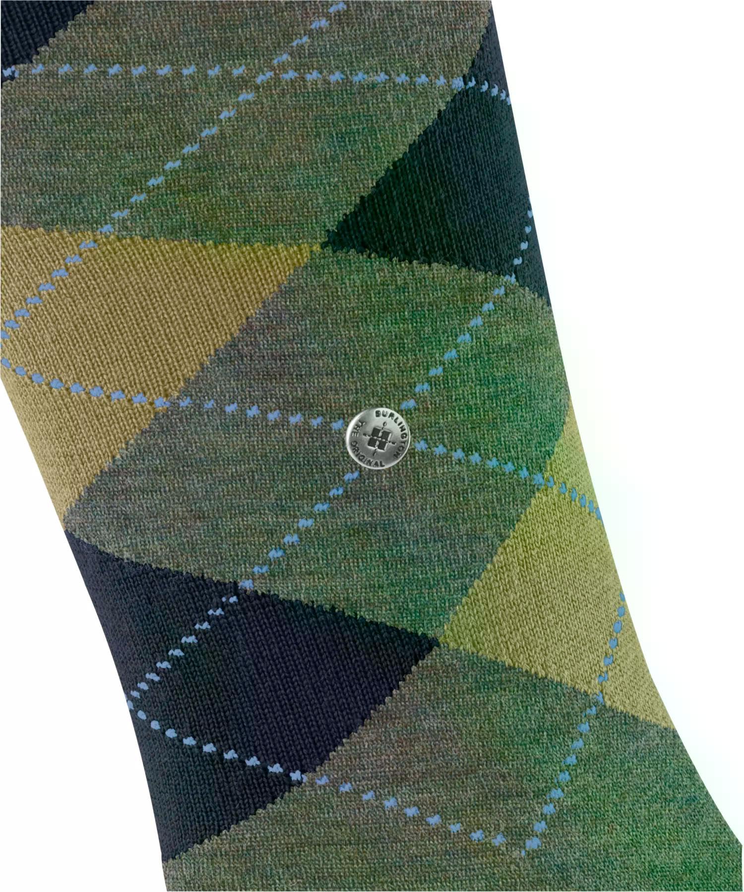 burlington-edinburgh-chaussettes-homme-40-46-vert-turquoise image 4