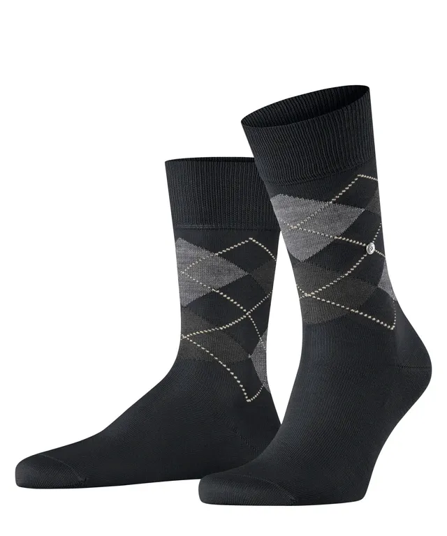 burlington-manchester-chaussettes-homme-coton-losanges image 1