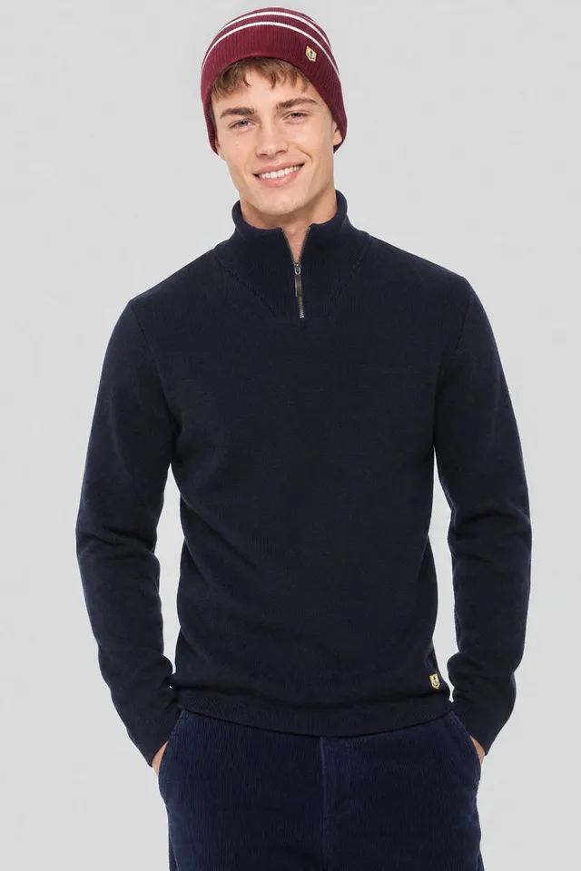 pull-camionneur-guisseny-armor-lux-homme-100-laine-zipp image 1