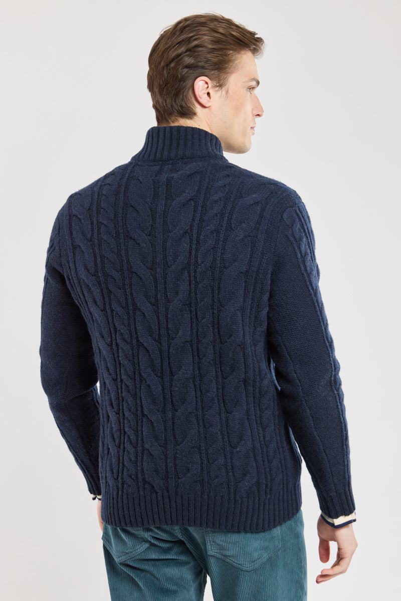 armor-lux-pull-camionneur-homme-torsades-100-laine image 3