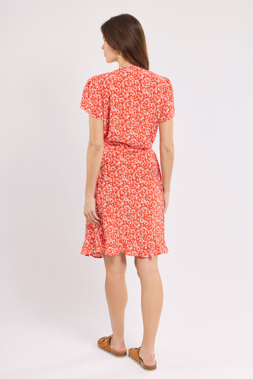 armor-lux-robe-portefeuille-cupro-floral-femme image 6