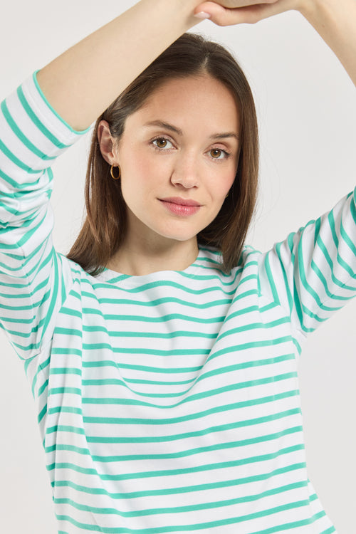 armor-lux-lesconil-marini-re-femme-manches-longues-coton-pais-7 image 3