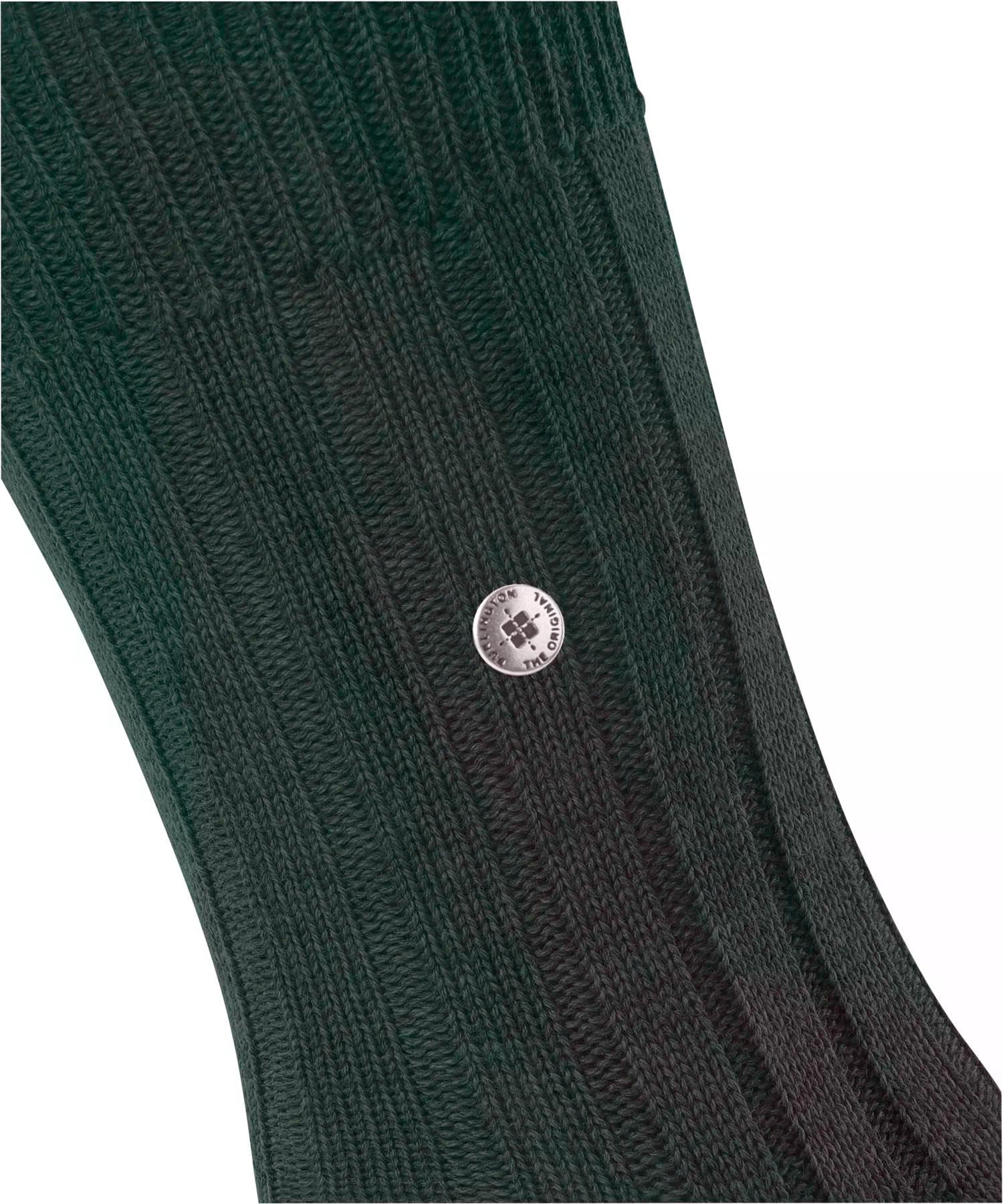 burlington-dover-chaussettes-homme-laine-unies-vert-forest-7450-40-46 image 4