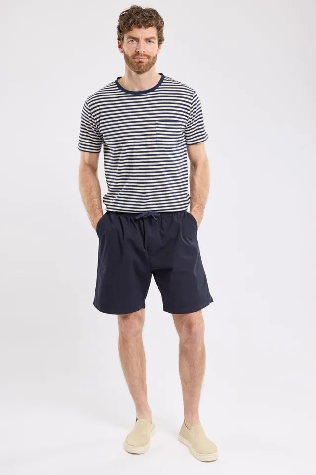 armor-lux-short-en-toile-homme-taille-lastique-coton-h-ritage image 1