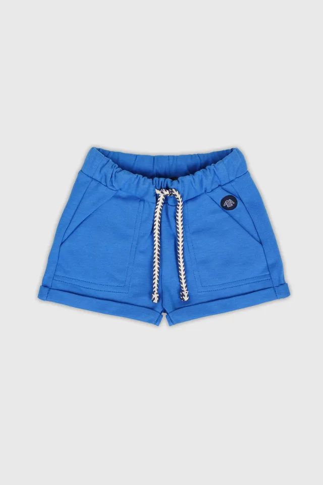 armor-lux-bermuda-baby-coton-uni-lastique image 1