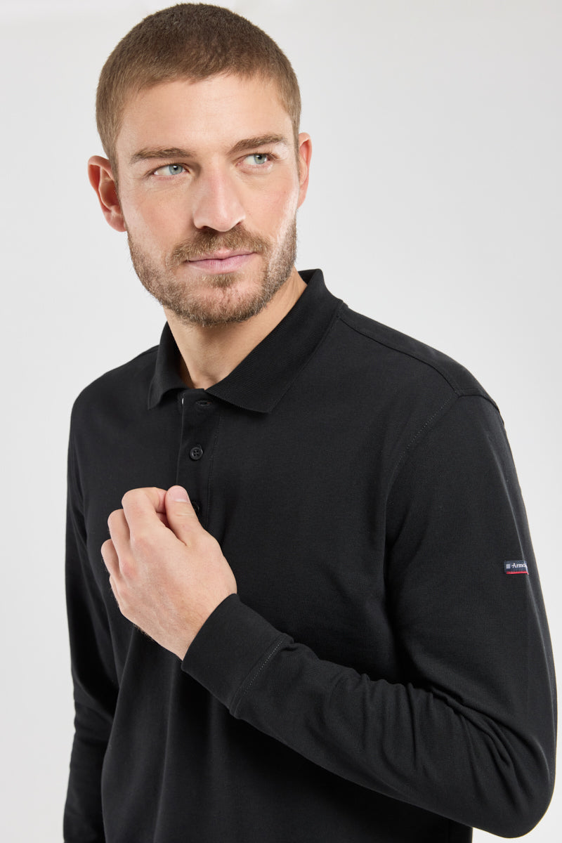 armor-lux-hanvec-polo-manches-longues-maille-piqu-e-homme image 3