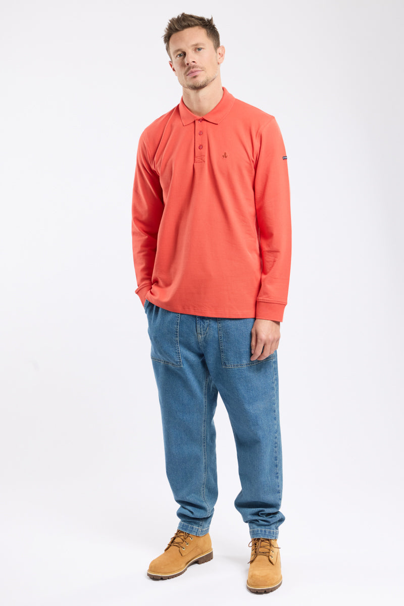 armor-lux-polo-homme-manches-longues-coton-piqu-2 image 3
