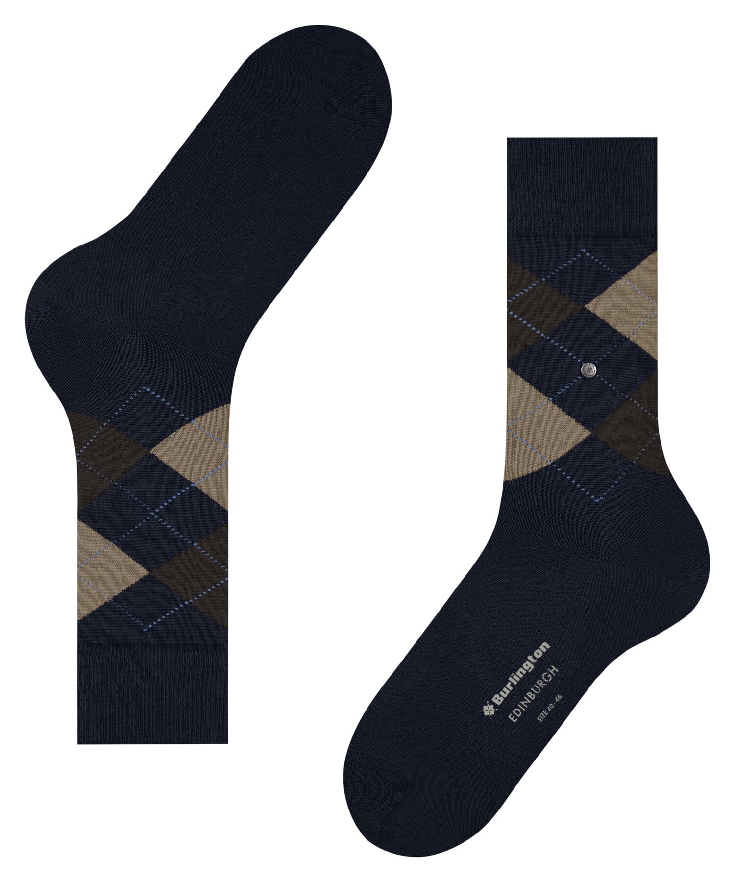 burlington-edinburgh-chaussettes-homme-laine-bleu-marine-6121-40-46 image 5