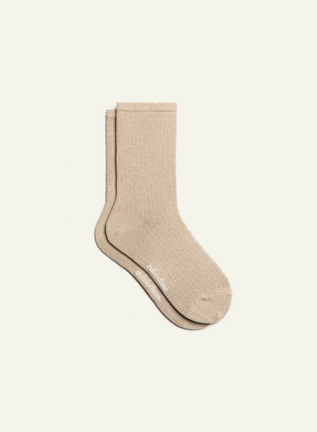 archiduchesse-paillet-e-champagne-chaussettes-courtes-lurex-cr-me image 6
