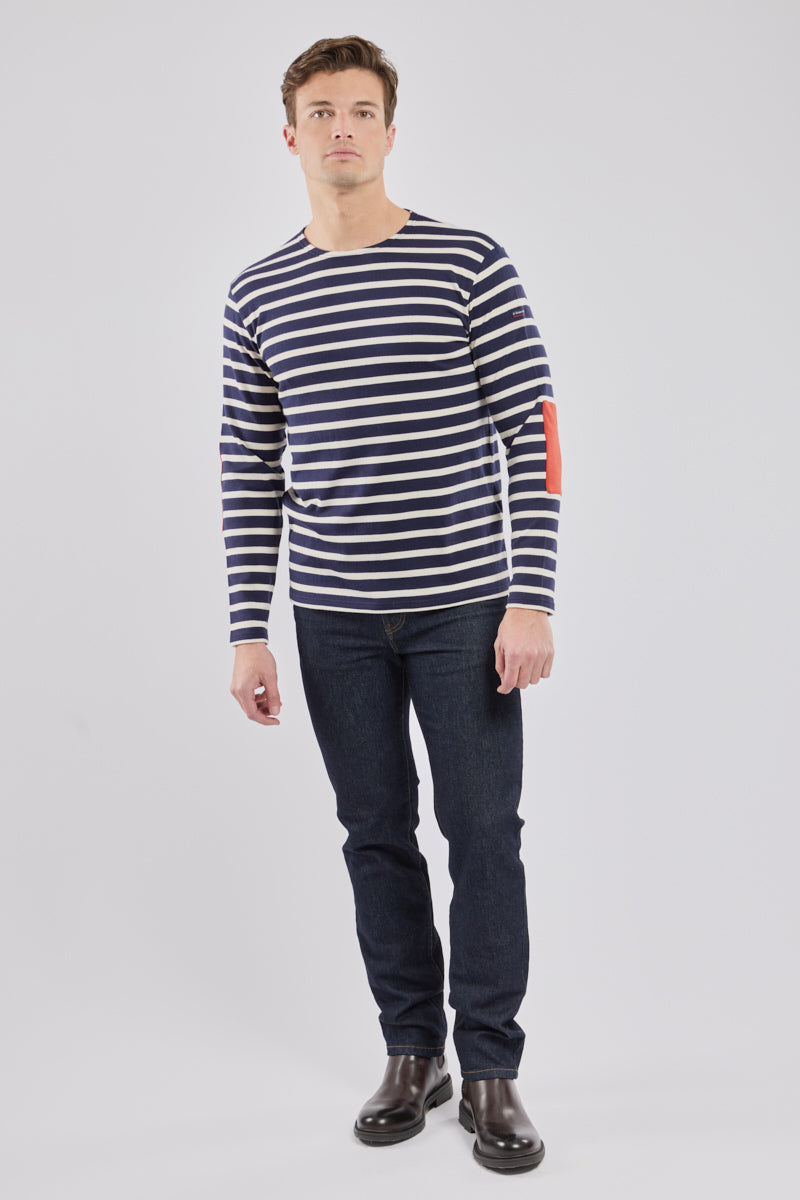 armor-lux-marini-re-amiral-manches-longues-coton-bio-pais image 2