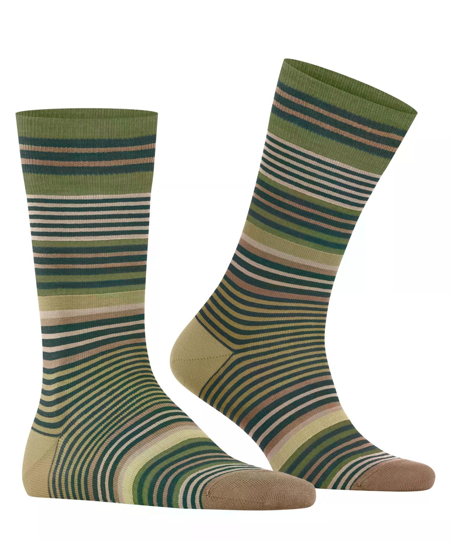 burlington-stripe-mi-bas-homme-opaque-laine-vierge-rayures image 3