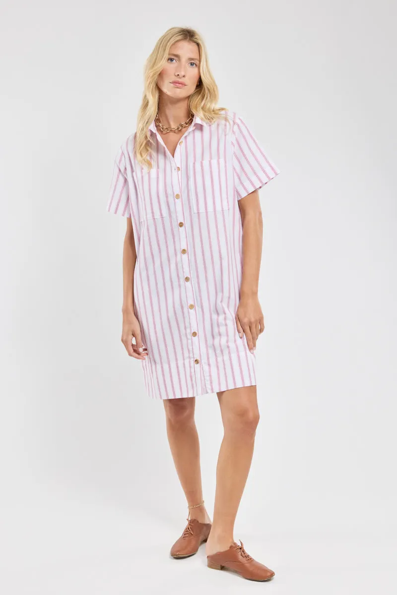 armor-lux-h-ritage-robe-chemise-ray-e-femme-coton-et-lin-2 image 1
