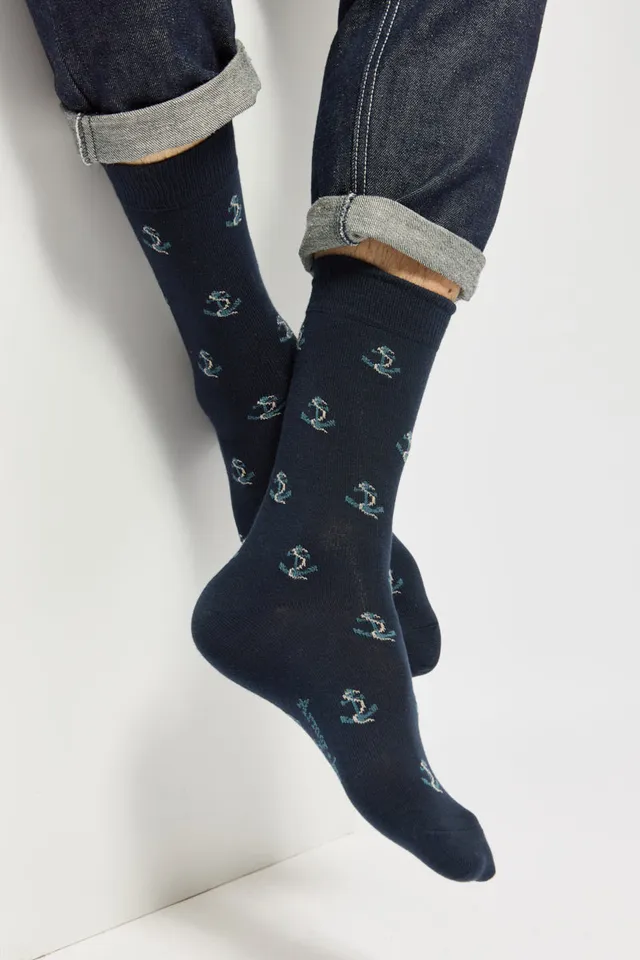 armor-lux-x-maison-broussaud-chaussettes-homme-ancres-2 image 1