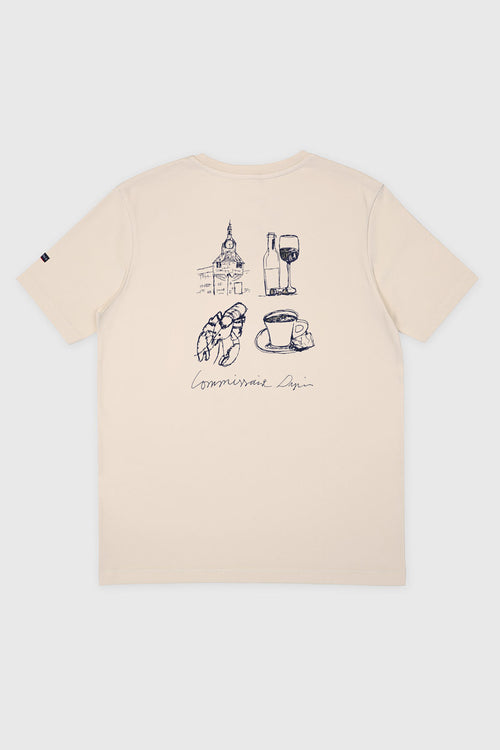 armor-lux-t-shirt-commissaire-dupin-mixte-coton-uni image 3
