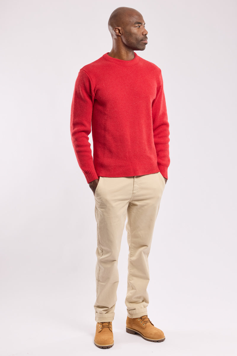 armor-lux-pull-marin-uni-homme-laine-manches-longues image 3