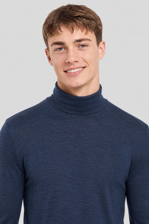 armor-lux-t-shirt-manches-longues-col-montant-laine-et-soie-homme-4 image 3