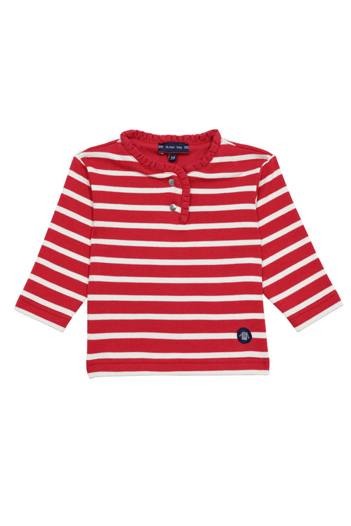 armor-lux-marini-re-b-b-col-boutonn-coton-pais-260-g-m image 5