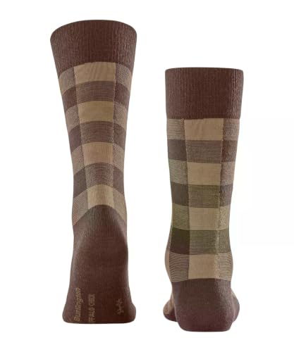 burlington-buffalo-check-chaussettes-homme-laine-marron-hazelnut-40-46 image 8