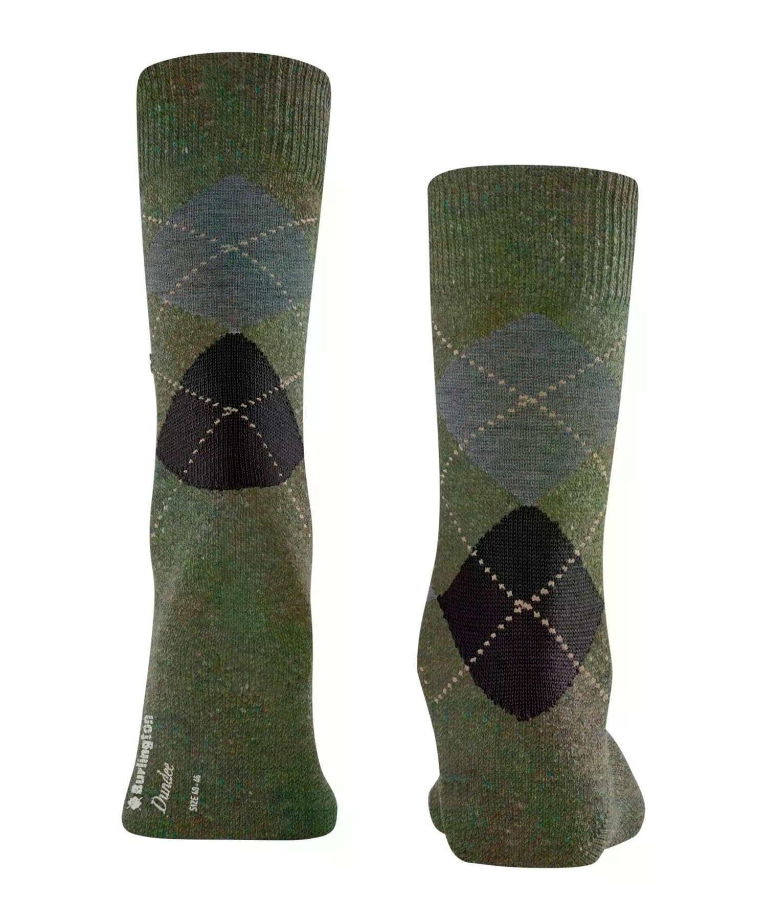 burlington-dundee-m-chaussettes-homme-laine-viscose-vert-jasper-melange-7423-40- image 2