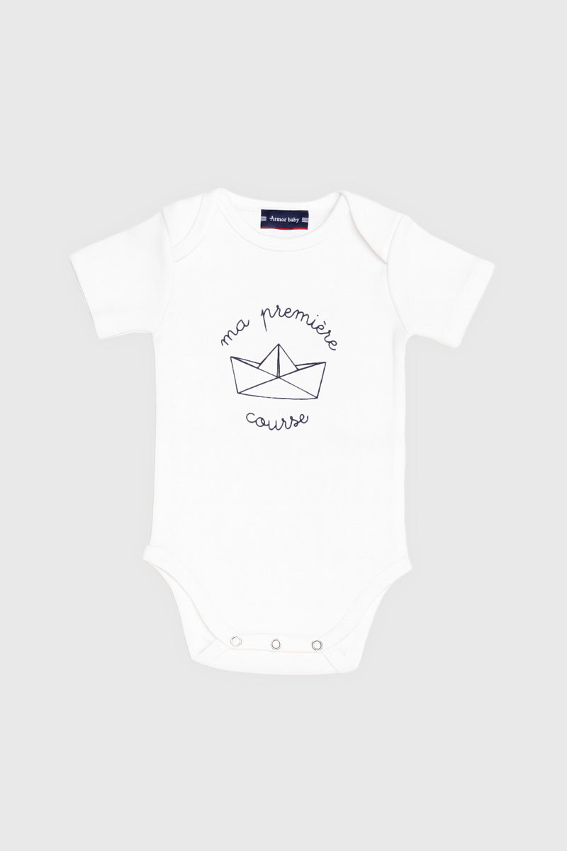armor-lux-body-baby-les-grands-voiles-de-dunkerque-coton-manches-courtes image 1