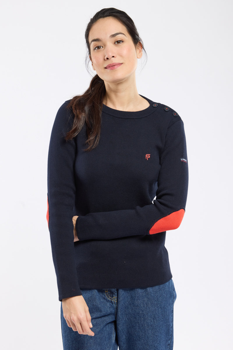 armor-lux-pull-marin-femme-fountaine-pajot-x-armor-lux image 1