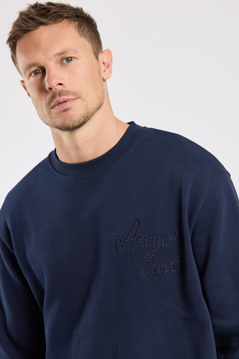 armor-lux-heritage-sweat-brod-homme-coton-pais-428g-m image 2