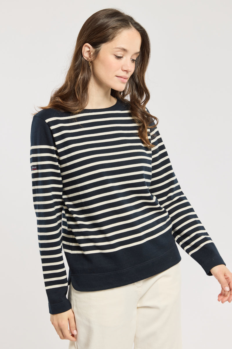 armor-lux-marini-re-dos-chancr-femme-coton-rustique image 5