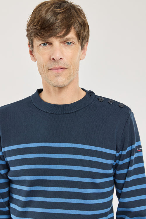 armor-lux-fouesnant-pull-marin-ray-coton-homme image 3