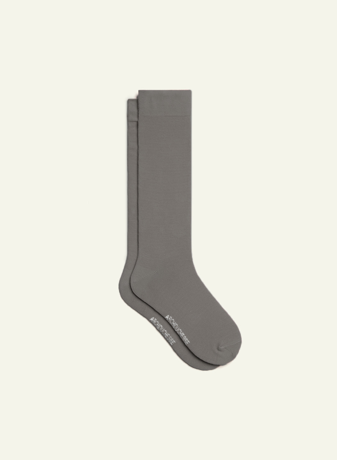 archiduchesse-de-ville-gris-noc-ros-chaussettes-coton-mi-mollet image 2