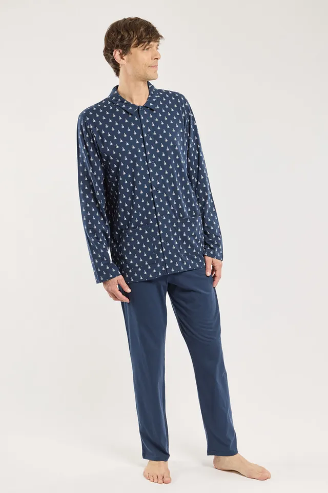 armor-lux-h-ritage-pyjama-homme-100-coton-imprim-jersey image 1
