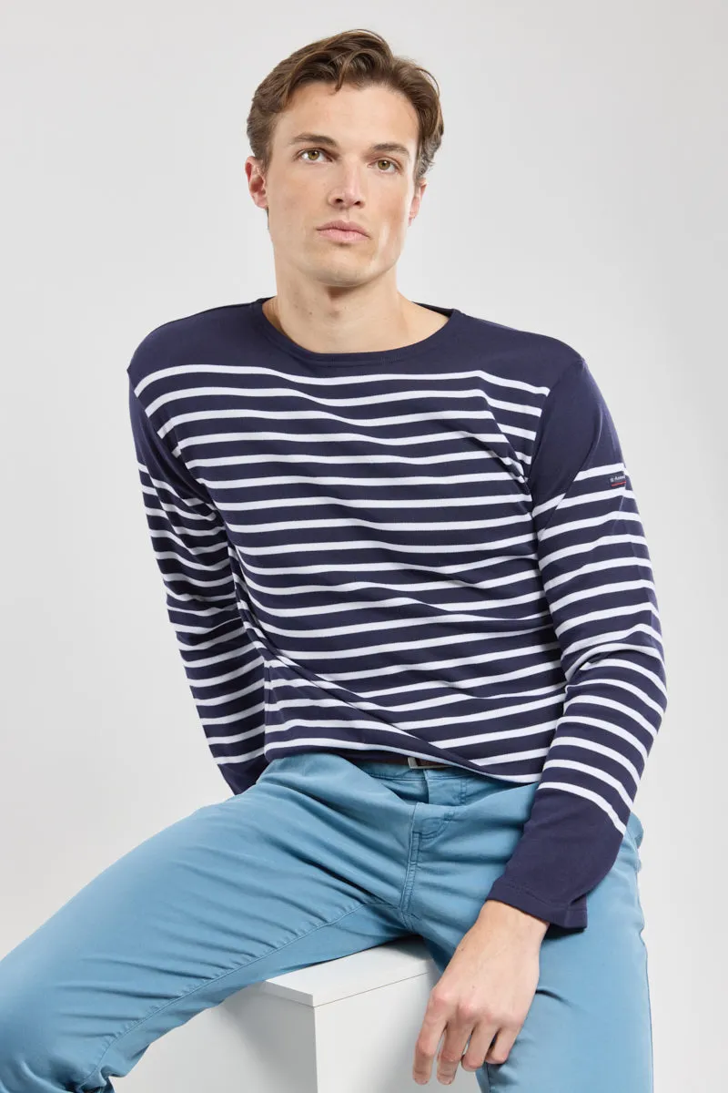 armor-lux-marini-re-amiral-homme-coton-pais-col-bateau-marine image 1