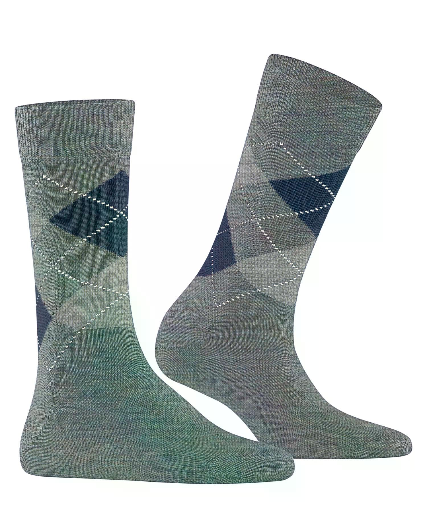 burlington-melange-marylebone-chaussettes-femme-laine-bleu-pigeon-blue-36-41 image 4