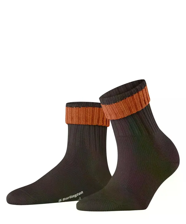 burlington-plymouth-chaussettes-femme-laine-dark-brown-36-41 image 1