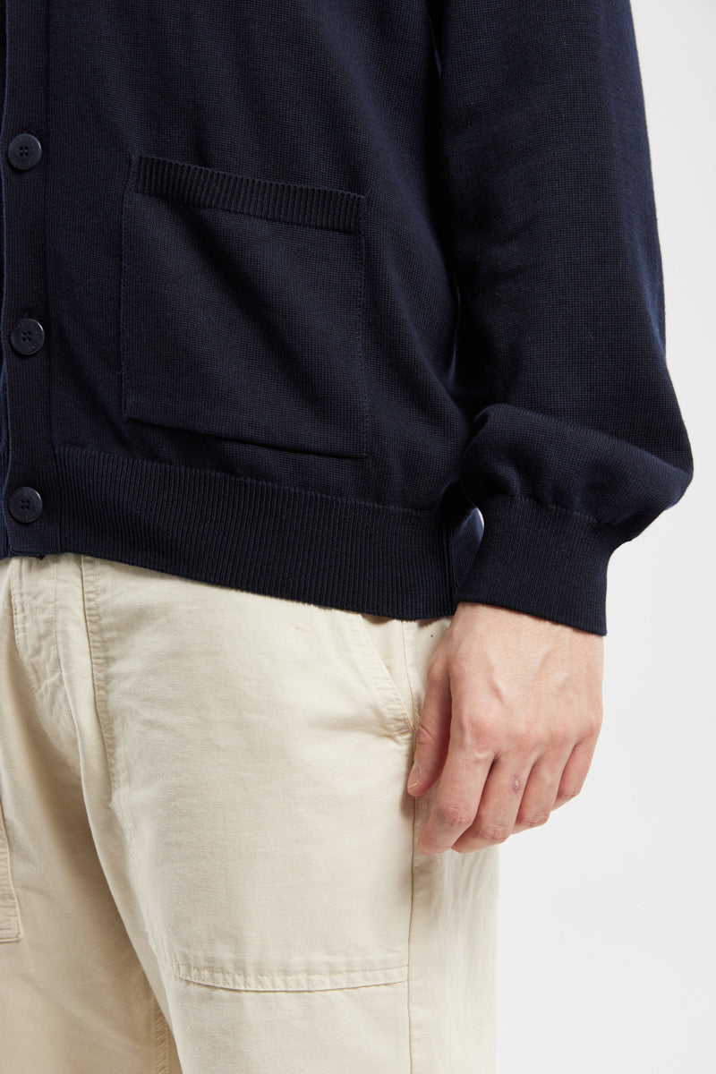 armor-lux-cardigan-homme-coton-coudi-res-col-v image 5