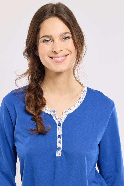 armor-lux-pyjama-floral-femme-coton image 3