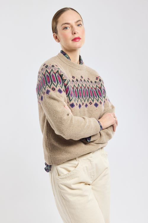 armor-lux-pull-jacquard-femme-heritage-laine-80 image 3