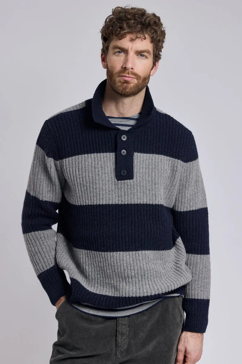 armor-lux-pull-col-polo-heritage-homme-laine image 1