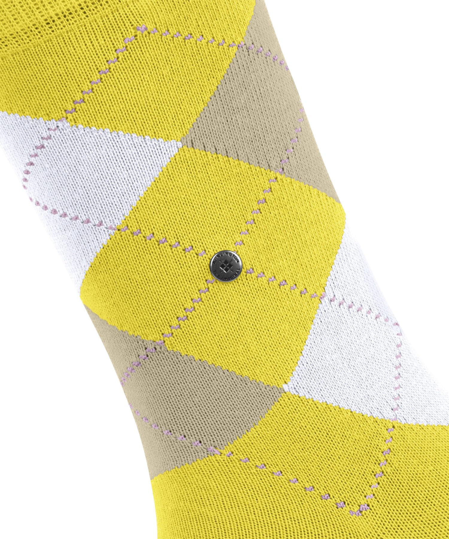 burlington-queen-w-chaussettes-femme-coton-fantaisie-1-paire-jaune-sunshine-36-4 image 3