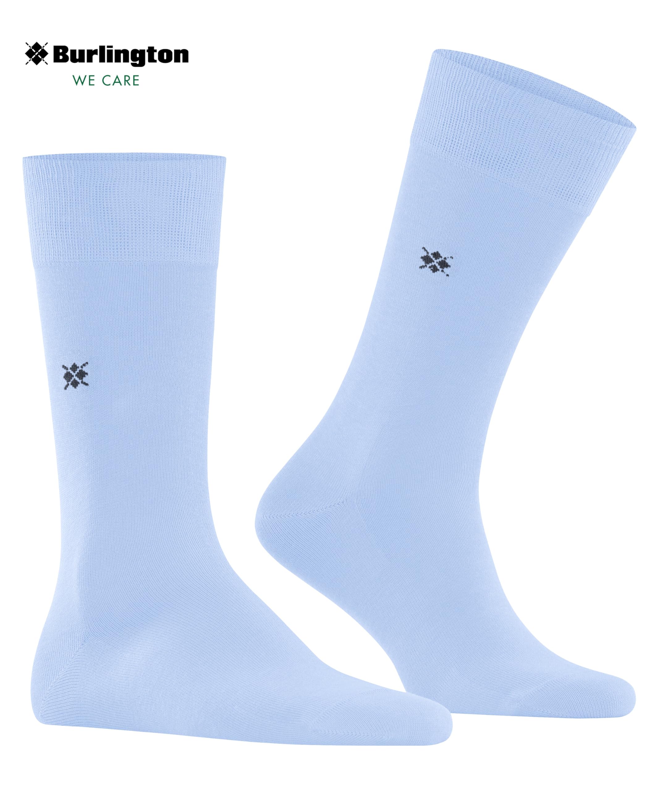 burlington-chaussettes-dublin-homme-coton-uni-bleu-clair-40-46 image 4