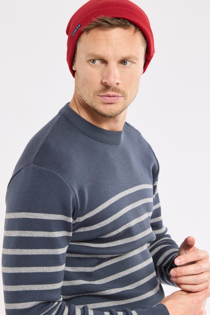 armor-lux-bonnet-uni-lannion-mixte-100-laine-revers image 2