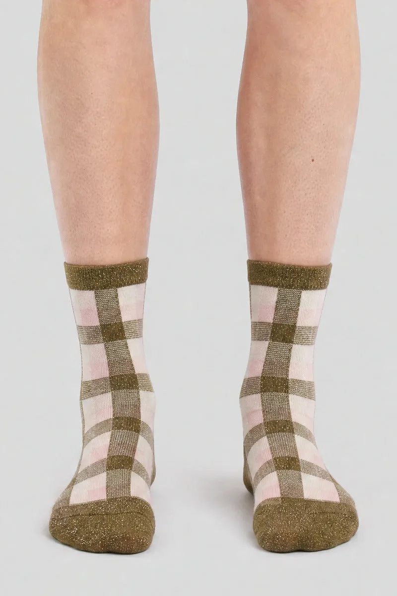 armor-lux-x-maison-broussaud-chaussettes-femme-carreaux image 1